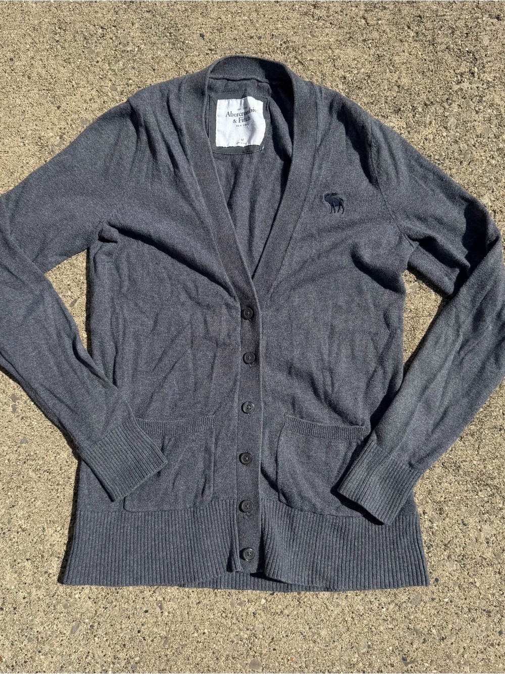 Vintage Y2K Abercrombie & Fitch Cashmere Blend Cardigan Size M
